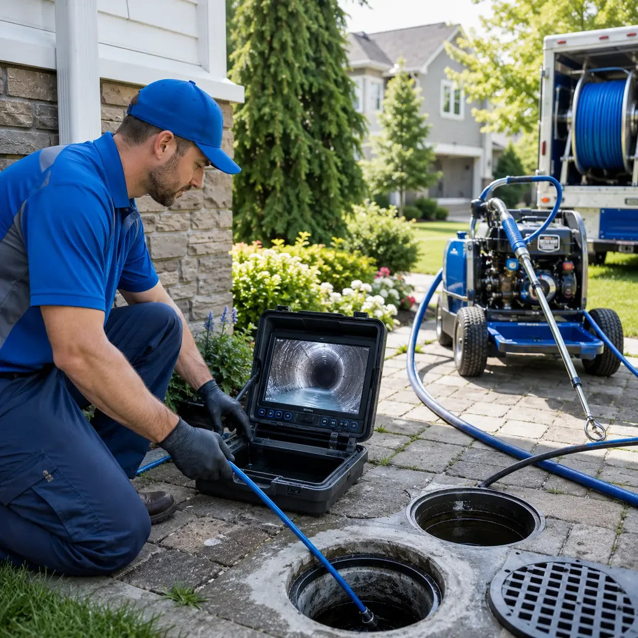 Outdoor drain cleaning professionals serving Mccausland, IA